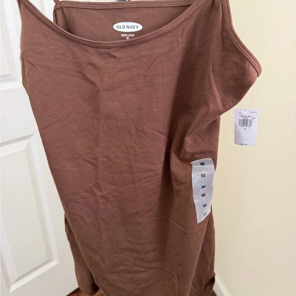 Old Navy Brown Tank Top - Picture 1 of 4